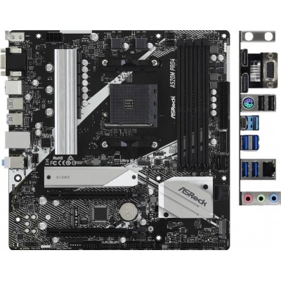 Материнская плата ASRock A520M Pro4