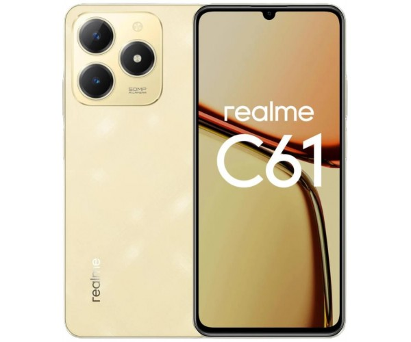 Смартфон Realme C61 8GB/128GB (золотистый)