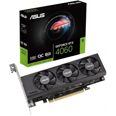 Видеокарта ASUS GeForce RTX 4060 LP BRK OC Edition 8GB GDDR6 RTX4060-O8G-LP-BRK