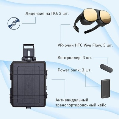 Мобильный класс виртуальной реальности EDUBLOCK Flow VR-3 (Flow-VR-3)