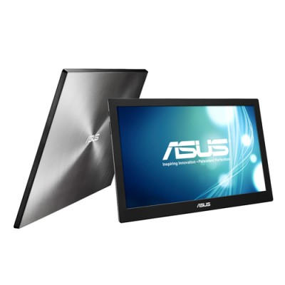 Монитор ASUS MB168B 15.6" Wide LED HD portable USB-powered monitor, 16:9, 1366 x 768 , 11ms, 200 cd/m2 , 500 :1, 90°(H), 65°(V), USB 3.0, ASUS Smart Case, single USB 3.0 cable for power and data transmission,