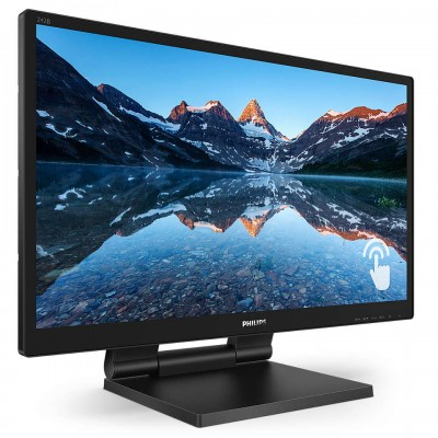Монитор Philips 242B9T/00 23.8" 242B9T SmoothTouch 1920x1080 60Гц IPS W-LED 16:9 5ms(GtG) VGA DVI-D HDMI DP 2*USB 3.0 50M:1 1000:1 178/178 250cd Tilt-5-90 Speakers Black