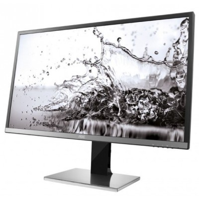 Монитор AOC U3277PWQU 32" AOC U3277PWQU Black-Silver с поворотом экрана (4K, MVA, LED, 3840x2160, 4 ms, 178°/178°, 350 cd/m, 80M:1, +DVI, +HDMI, +MHL, +DisplayPort, +MM, +4xUSB)