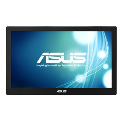 Монитор ASUS MB168B 15.6" Wide LED HD portable USB-powered monitor, 16:9, 1366 x 768 , 11ms, 200 cd/m2 , 500 :1, 90°(H), 65°(V), USB 3.0, ASUS Smart Case, single USB 3.0 cable for power and data transmission,