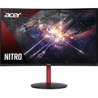 Монитор Acer Nitro XZ272UVbmiiphx 27", VA, 2560x1440, 165Hz, 1ms, 400nits, 178°/178° , HDMI, DP, Колонки 2Wx2, Audio Out, FreeSync, VRR, HDR 400, Curved