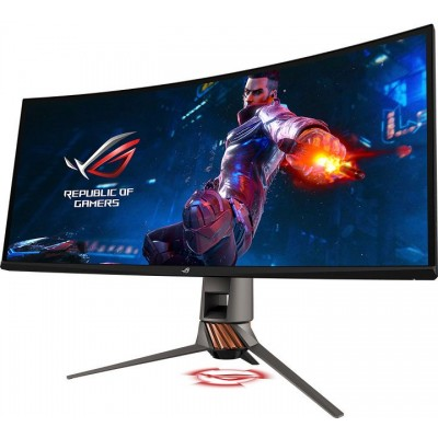 Монитор ASUS 90LM04L0-B01170 34" ASUS ROG SWIFT PG349Q Grey (IPS, LED, Wide, 3440x1440, 5ms, 178°/178°, 300 cd/m, 100,000,000:1, +DP, +2xНDMI, +2xMM, +USB, )