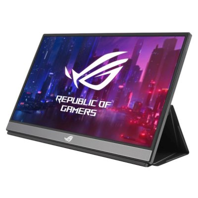 Монитор ASUS 90LM05G1-B02170 17.3" Strix XG17AHPE Black (LED, Wide, 1920x1080, 240Hz, 3ms, 178°/178°, 300 cd/m, 1000:1,+xНDMI, +2xMM, )