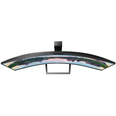 Монитор Philips 439P9H/01 43,4" 439P9H черный VA LED 32:10 HDMI M/M Cam глянцевая HAS Pivot 450cd 178гр/178гр 3840x1200 DisplayPort Ultra HD USB 14.37кг