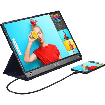 Монитор ASUS 90LM04S0-B01170 15.6" ASUS MB16AMT DarkGrey(IPS, LED, Wide, 1920x1080, 5ms, 178°/178°, 250 cd/m, 700,000:1,+НDMI, +MM, +USB, )