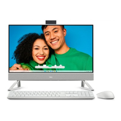 Моноблок Dell Inspiron 7730 27" Full HD Core 7 150U (1.8) 16Gb SSD1Tb Graphics CR Windows 11 Professional GbitEth WiFi BT 90W клавиатура мышь Cam серебристый 1920x1080
