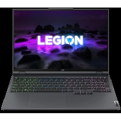 Ноутбук Lenovo Legion 5 Pro 16ACH6 Ryzen 5 5600H 16Gb SSD512Gb NVIDIA GeForce RTX 3050 4Gb 16" IPS WQXGA (2560x1600) noOS grey WiFi BT Cam