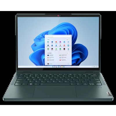 Ноутбук Lenovo Yoga 6 13ALC7 13.3"(1920x1200 IPS)/Touch/AMD Ryzen 7 5700U(1.8Ghz)/16384Mb/1024SSDGb/noDVD/Int:AMD Radeon/Cam/BT/WiFi/59WHr/war 1y/1.37kg/dark teal/Win11Home + 45W, Pen, RU kbd 82UD004