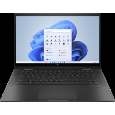 Ноутбук HP Envy 715K1EA i5-1240P 3300 МГц 15.6" Cенсорный экран 1920x1080 16Гб DDR4 3200 МГц SSD 512Гб Intel Iris Xe Graphics ENG/RUS/да Windows 11 Home черный 1.81 кг 715K1EA