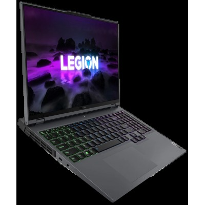 Ноутбук Lenovo Legion 5 Pro 16ACH6 Ryzen 5 5600H 16Gb SSD512Gb NVIDIA GeForce RTX 3050 4Gb 16" IPS WQXGA (2560x1600) noOS grey WiFi BT Cam