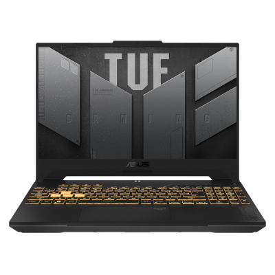 Ноутбук Asus TUF Gaming F17 FX707ZU4-HX058 Core i7 12700H 16Gb SSD512Gb NVIDIA GeForce RTX4050 6Gb 17.3" IPS FHD (1920x1080) noOS grey WiFi BT Cam (90NR0FJ5-M00370)