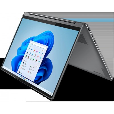 Ноутбук Lenovo Yoga 9 14IAP7 14" (2880x1800 OLED)/Touch/Intel Core i5 1240P(1.7Ghz)/16384Mb/512SSDGb/noDVD/Int:Intel Iris Xe Graphics/Cam/BT/WiFi/75WHr/war 1y/1.4kg/storm grey/Win11Home + 100W, Pen, R 82LU004NRU
