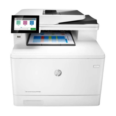 МФУ лазерный HP Color LaserJet Pro M480f цветная печать, A4, цвет белый (3QA55A)