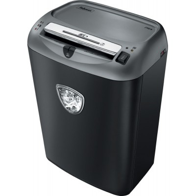 Fellowes FS-46750 Шредер Fellowes®75Cs.(12 листов) , 27 литра, 4х38мм (класс 4), SafeSense™, уничтожает: скобы/скрепки/карты/CD