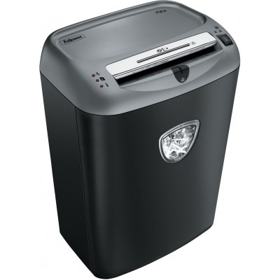 Fellowes FS-46750 Шредер Fellowes®75Cs.(12 листов) , 27 литра, 4х38мм (класс 4), SafeSense™, уничтожает: скобы/скрепки/карты/CD