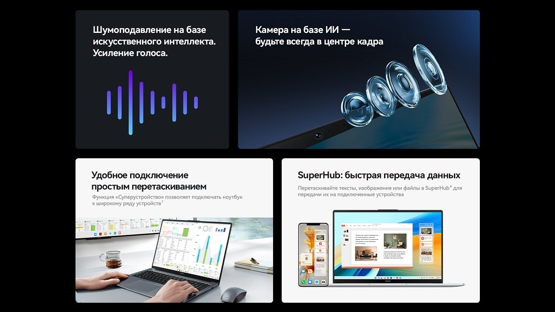 HUAWEI MateBook D 16 Искусственный интеллект