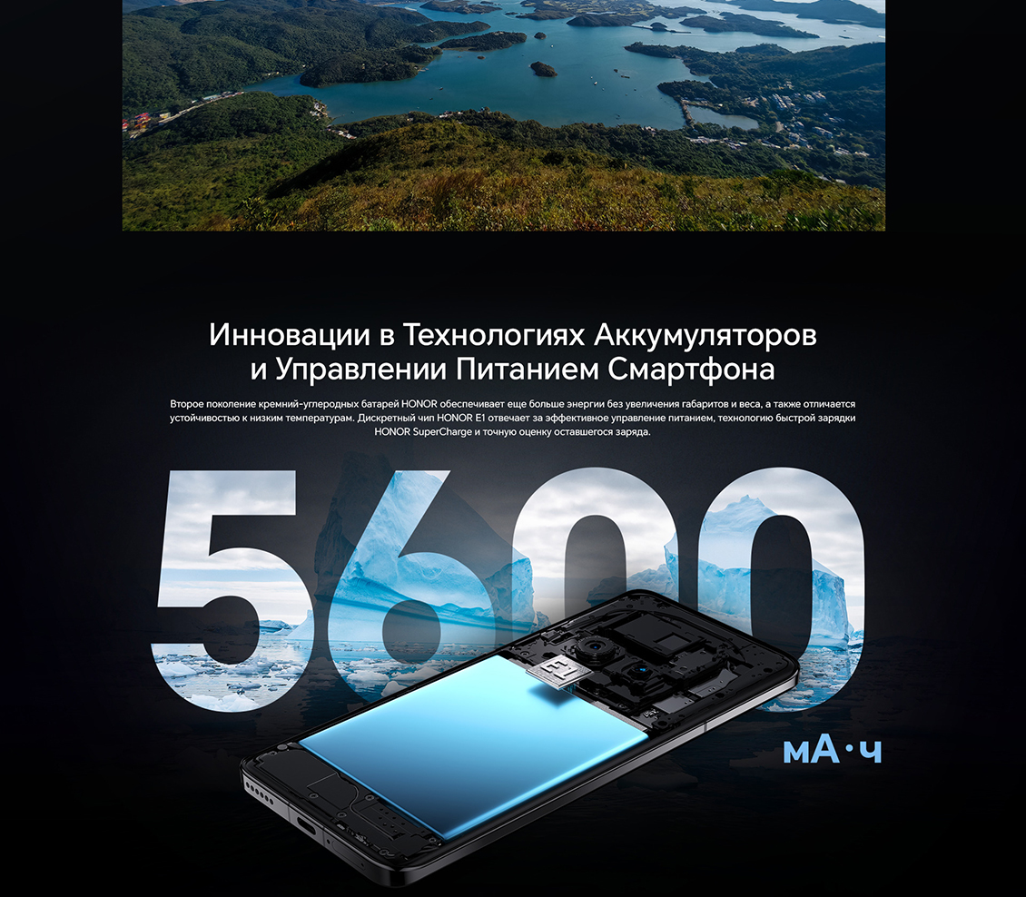 Honor Magic6 Pro (BVL-N49) Инновации в технологиях аккумуляторов
