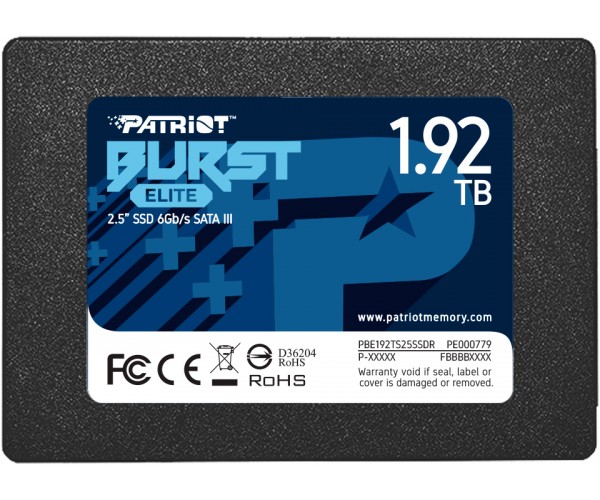 SSD Patriot Burst Elite 1.92TB PBE192TS25SSDR