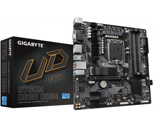 Материнская плата Gigabyte B760M DS3H DDR4 (rev. 1.0)