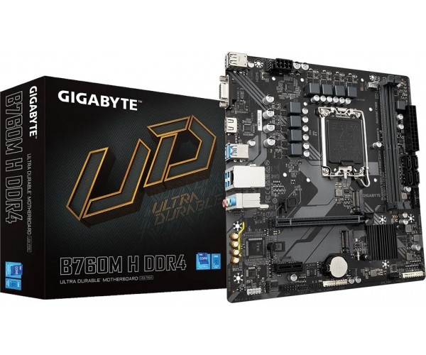 Материнская плата Gigabyte B760M H DDR4 (rev. 1.0)