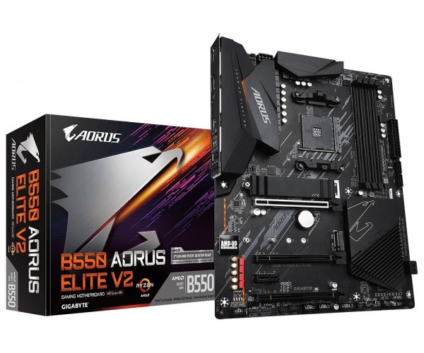 Материнская плата GigaByte B550 AM4 ATX AORUS ELITE V2 (rev 1.5)