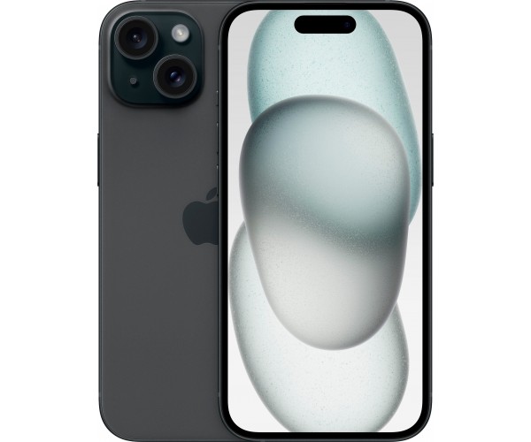 Смартфон Apple iPhone 15 256GB Black (MTP63HN/A)
