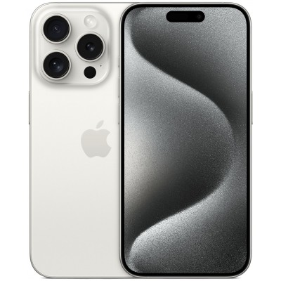 Смартфон Apple iPhone 15 Pro 1Tb белый титан (MTUR3J/A)
