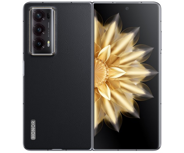 Смартфон HONOR Magic V2 16GB/512GB (черный кожаный)