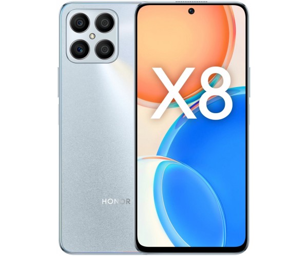Смартфон HONOR X8 (TFY-LX1) 6GB/128GB (титановый серебристый)