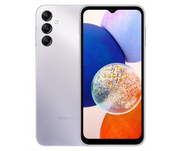 Смартфон Samsung Galaxy A14 SM-A145FZSUCAU 4GB/64GB (серебристый)