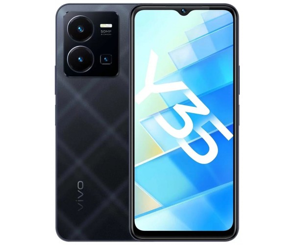 Смартфон Vivo Y35 4GB/128GB (черный агат)