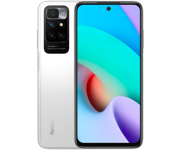 Смартфон Xiaomi Redmi 10 2022 4GB/128GB (белая галька) EU
