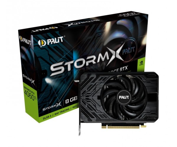 Видеокарта Palit GeForce RTX 4060 Ti StormX 8GB GDDR6 NE6406T019P1-1060F