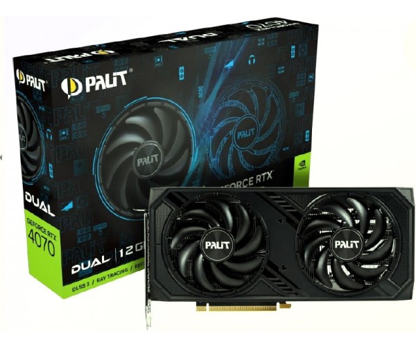 Видеокарта Palit GeForce RTX 4070 Dual NED4070019K9-1047D