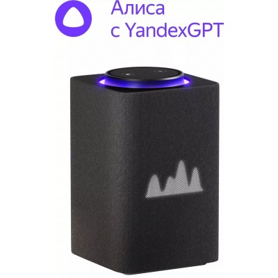 Умная колонка Yandex Станция Макс Zigbee, 65Вт, графитовый (yndx-00053k)