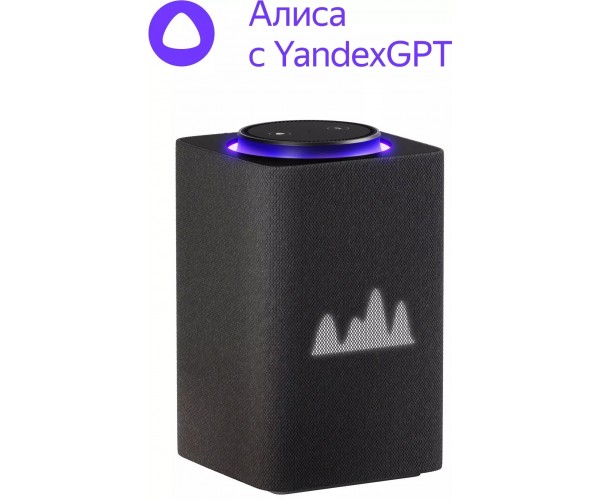 Умная колонка Yandex Станция Макс Zigbee, 65Вт, графитовый (yndx-00053k)