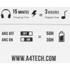 Наушники A4Tech Fstyler BH350C черный (bh350c black)