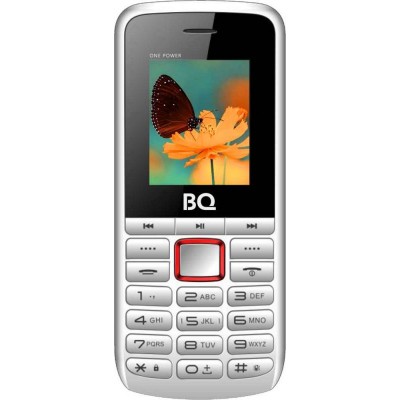 Мобильный телефон BQ One Power 1846 белый/красный (85961298)