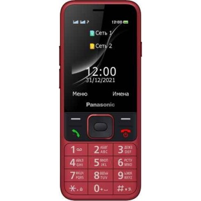 Мобильный телефон Panasonic TF200 красный (kx-tf200rur)