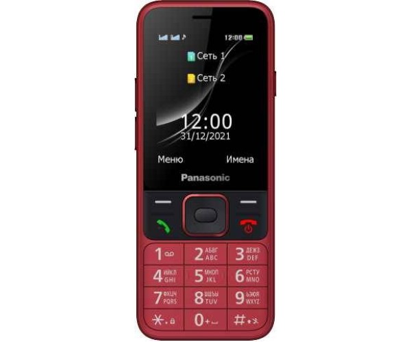 Мобильный телефон Panasonic TF200 красный (kx-tf200rur)