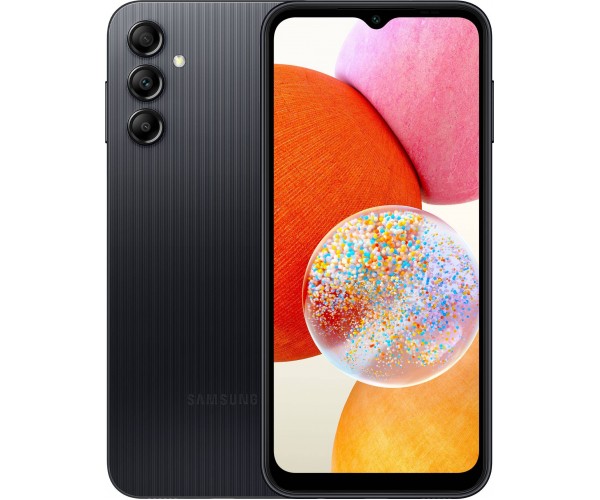 Смартфон Samsung Galaxy A14 SM-A145 4ГБ/128ГБ, черный, АРМЕНИЯ (AU) без RuStore (sm-a145fzkvcau)
