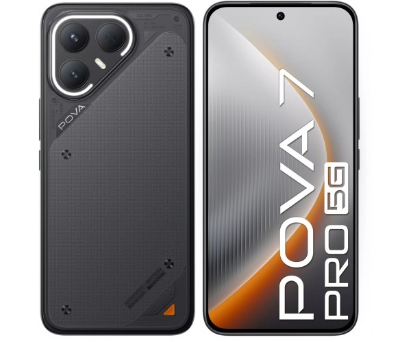 Смартфон Tecno POVA 7 Pro 5G 8ГБ/256ГБ, черный (lj8 256+8 geek black)