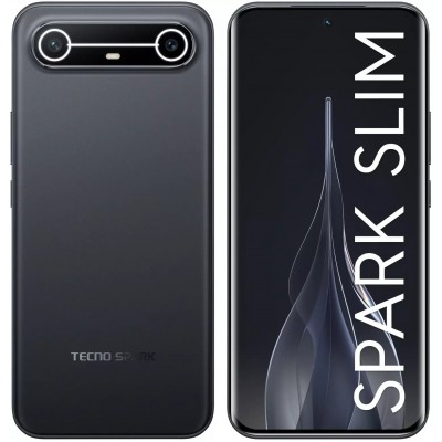 Смартфон Tecno Spark Slim 8ГБ/256ГБ, черный (km7k 256+8 cool black)