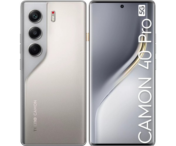 Смартфон Tecno Camon 40 Pro 5G 8ГБ/256ГБ, титановый (cm7 256+8 sandy titanium)