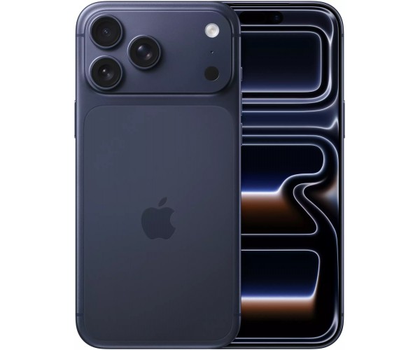 Смартфон Apple iPhone 17 Pro Max A3526 12ГБ/2048ГБ, темно-синий, ЮЖНАЯ КОРЕЯ без RuStore (mg014kh/a)