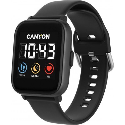 Смарт-часы CANYON Salt SW-78 черный (cns-sw78bb)